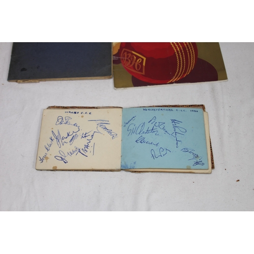 495 - GOOD QUANTITY OF CRICKET EPHEMERA INCLUDING AUTOGRAPHS