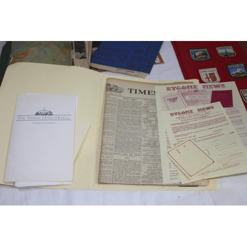 496 - QUANTITY OF VARIOUS EPHEMERA