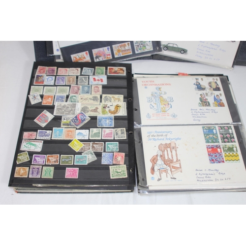 499 - QUANTITY OF STAMPS AND FIRST DAY COVERS