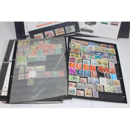 499 - QUANTITY OF STAMPS AND FIRST DAY COVERS