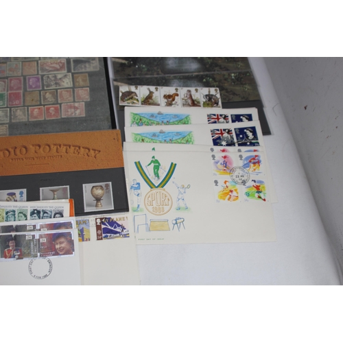 499 - QUANTITY OF STAMPS AND FIRST DAY COVERS