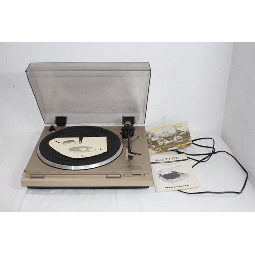 750 - RETRO MARANTZ TT-120 TURNTABLE