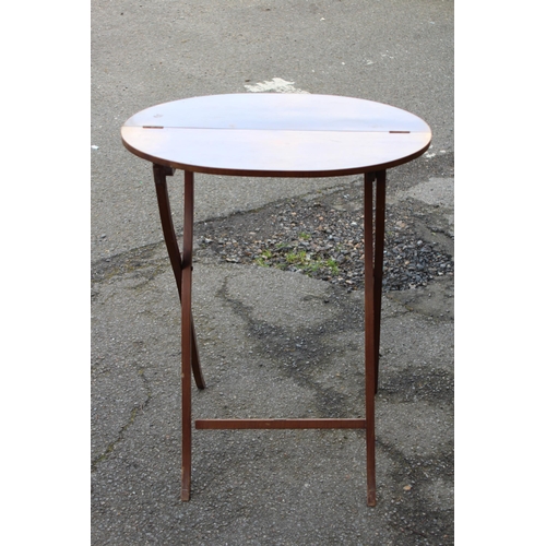 15 - ANTIQUE FOLDING TABLE - A/F
70 X 57 X 42CM