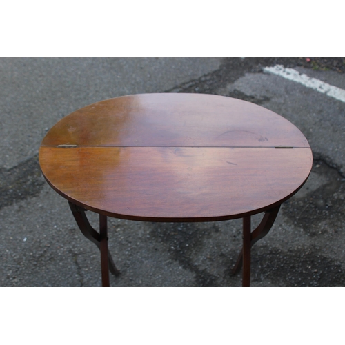 15 - ANTIQUE FOLDING TABLE - A/F
70 X 57 X 42CM