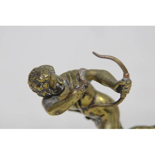 924 - CAST FIGURE OF CUPID ON MARBEL BASE
17CM