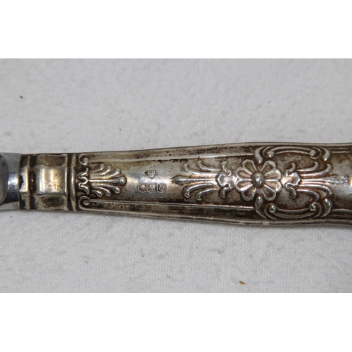 1068 - SILVER HANDLED BREAD KNIFE