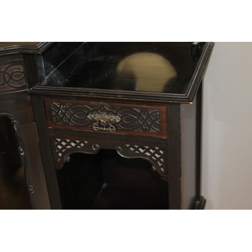 60 - VINTAGE CHIFFONIER EBONISED
123 X 53 X 210CM