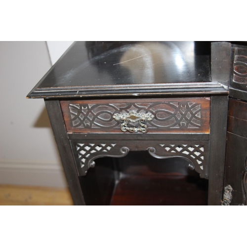 60 - VINTAGE CHIFFONIER EBONISED
123 X 53 X 210CM