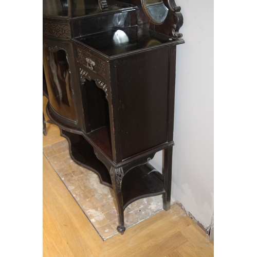 60 - VINTAGE CHIFFONIER EBONISED
123 X 53 X 210CM