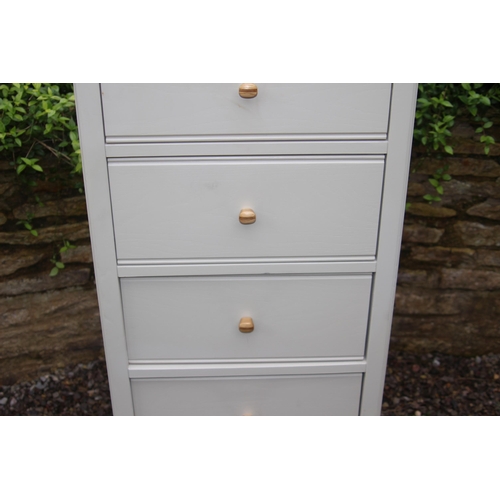 70 - ERCOL TALL CHEST OF DRAWERS AND A PAIR OF BEDSIDE TABLES
55 X 45 X 125CM