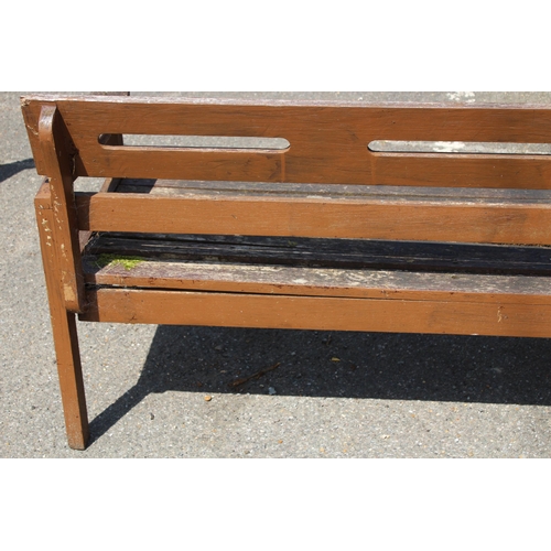 101 - WOODEN GARDEN BENCH 
155 X 58 X 77CM