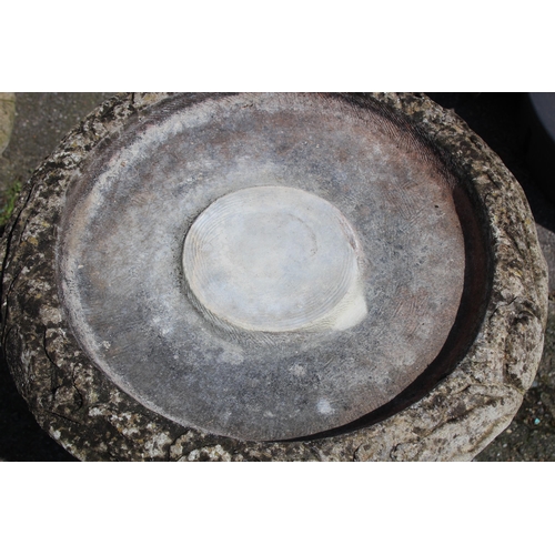 105 - STONE BIRD BATH
49 X 60CM