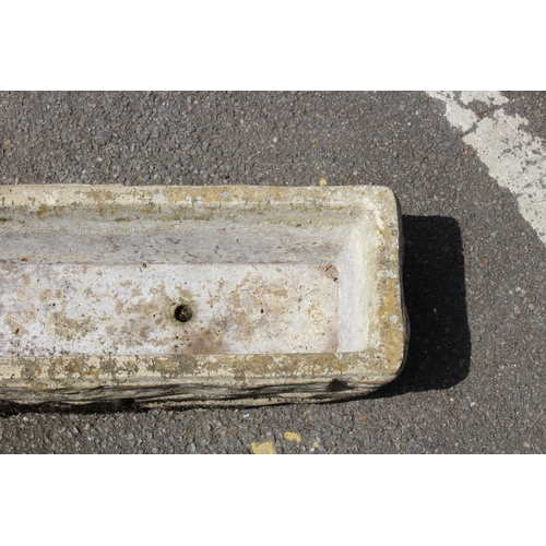 111 - LARGE STONE TROUGH
88 X 22 X 17CM