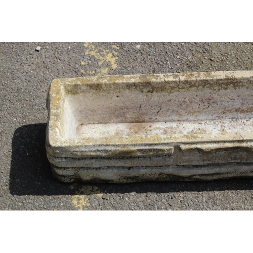 111 - LARGE STONE TROUGH
88 X 22 X 17CM