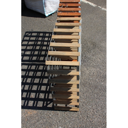 116 - 2 X WOOD AND METAL WINE RACKS
64 X 23 X 64CM