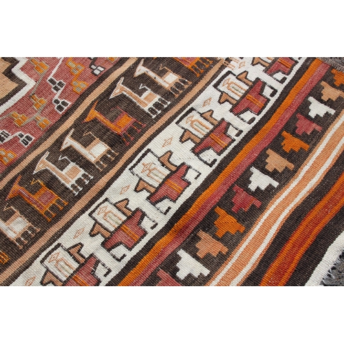 287 - HANDMADE EASTERN RUG
207 X 104CM