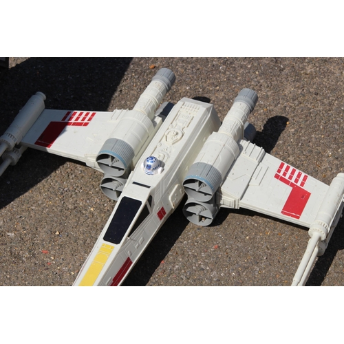 681 - 2 X LARGE STAR WARS VEHICLES 
53 X 52CM