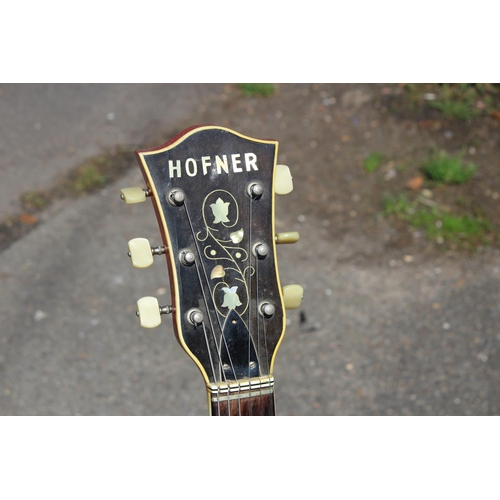 756 - HOFNER VERITHIN LEAD GUITAR IN CASE