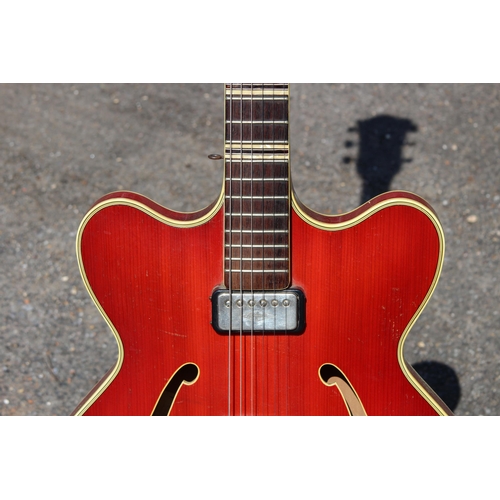 756 - HOFNER VERITHIN LEAD GUITAR IN CASE