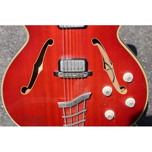 756 - HOFNER VERITHIN LEAD GUITAR IN CASE