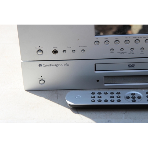 765 - CAMBRIDGE AUDIO AMPS, TUNER, RECEIVER AND DVD PLAYER