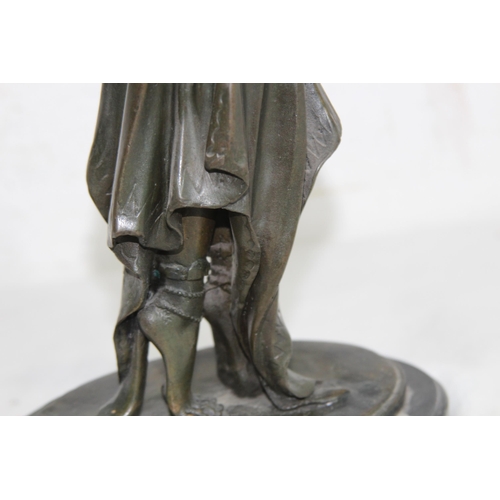 932 - BRONZE ART DECO STATUE OF A DANCER
38CM