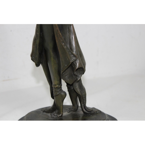 932 - BRONZE ART DECO STATUE OF A DANCER
38CM