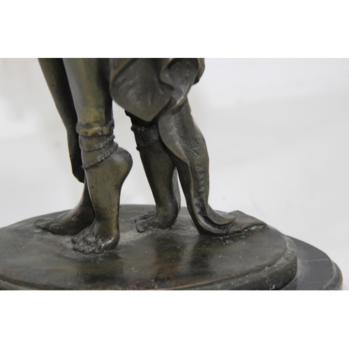 932 - BRONZE ART DECO STATUE OF A DANCER
38CM