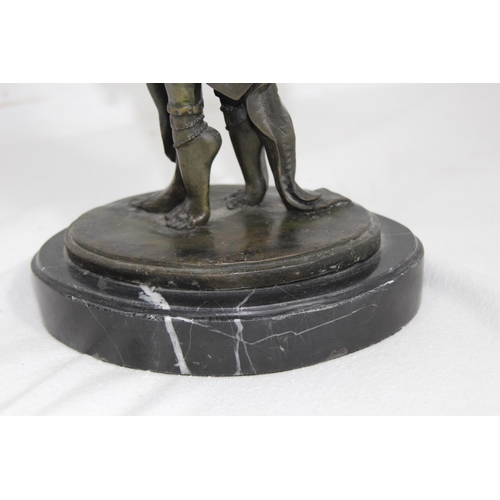 932 - BRONZE ART DECO STATUE OF A DANCER
38CM