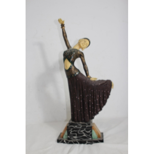 933 - RESIN ART DECO FIGURINE
50CM