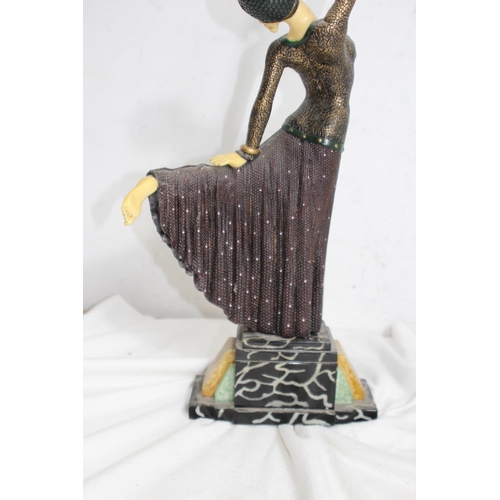 933 - RESIN ART DECO FIGURINE
50CM