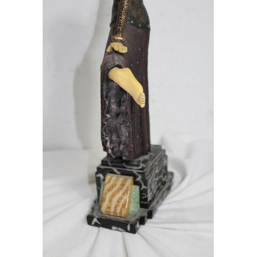 933 - RESIN ART DECO FIGURINE
50CM