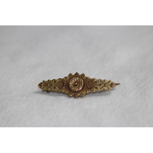 1170 - 9CT GOLD SWEETHEART BROOCH - 1.65G