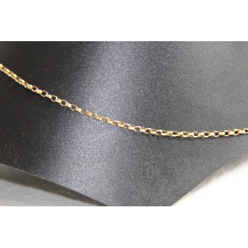 1181 - 9CT GOLD CHAIN - CATCH N OT GOLD - 3.0G