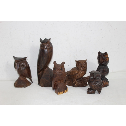 372 - LARGE QUANTITY OF OWL FIGURES 
20CM