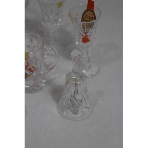 365 - QUANTITY OF ROYAL DOULTON MINIATURE CRYSTAL