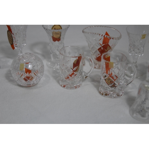 365 - QUANTITY OF ROYAL DOULTON MINIATURE CRYSTAL