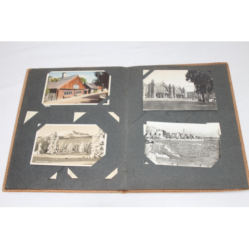 945 - MILITARY LINKED SCRAP BOOK CONTAINING A QUANTITY OF PHOTOS OF ROYAL NAVY SAILOR ON HIS TRAVELS IN TH... 