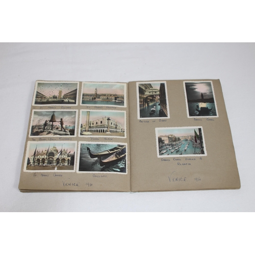 945 - MILITARY LINKED SCRAP BOOK CONTAINING A QUANTITY OF PHOTOS OF ROYAL NAVY SAILOR ON HIS TRAVELS IN TH... 