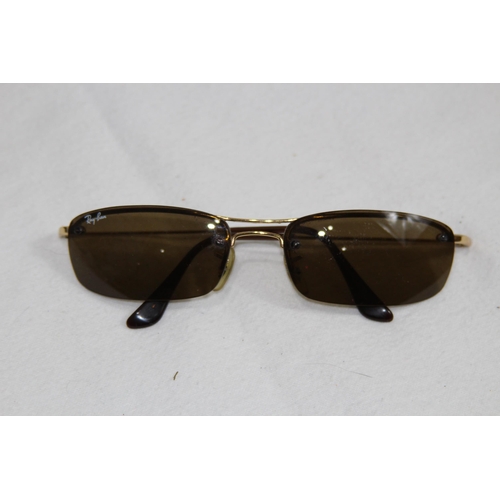 947 - PAIR OF VINTAGE CASED RAY BAN SUNGLASSES