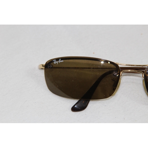 947 - PAIR OF VINTAGE CASED RAY BAN SUNGLASSES