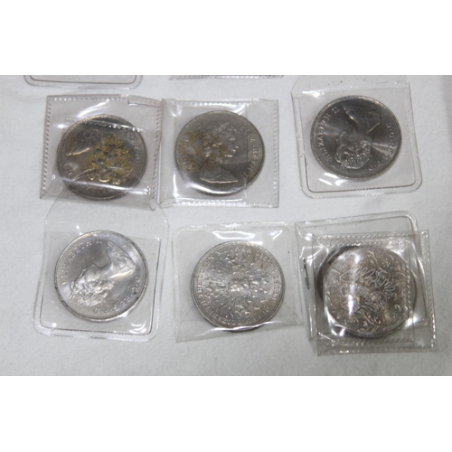 1001 - LARGE TIN OF VARIOUS COINS AND BANKNOTES