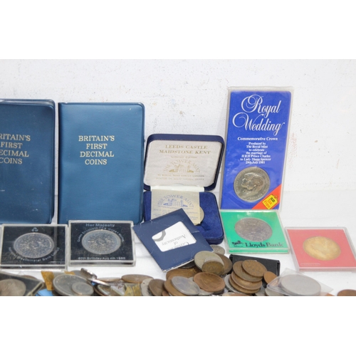 1004 - LARGE QUANTITY OF BRITISH AND WORLD COINS - 16kg