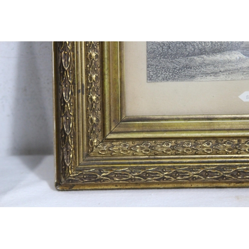 244 - 1920'S GILT FRAMED SKETCH AND ONE OTHER
39 X 34CM