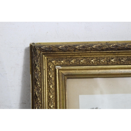 244 - 1920'S GILT FRAMED SKETCH AND ONE OTHER
39 X 34CM