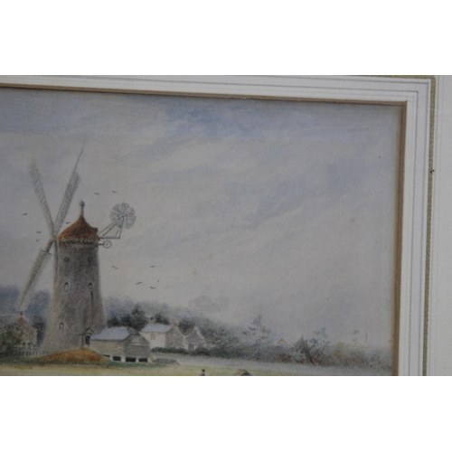 244 - 1920'S GILT FRAMED SKETCH AND ONE OTHER
39 X 34CM