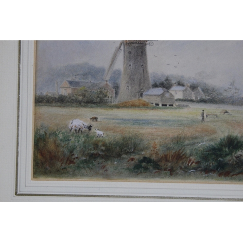 244 - 1920'S GILT FRAMED SKETCH AND ONE OTHER
39 X 34CM