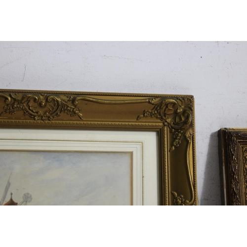 244 - 1920'S GILT FRAMED SKETCH AND ONE OTHER
39 X 34CM