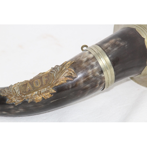 580 - SWISS HUNTING HORN
34CM