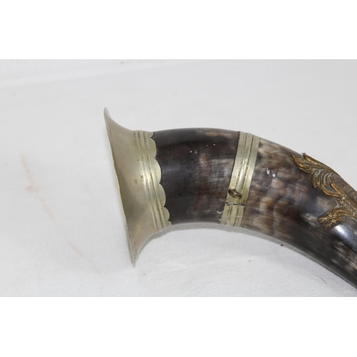 580 - SWISS HUNTING HORN
34CM